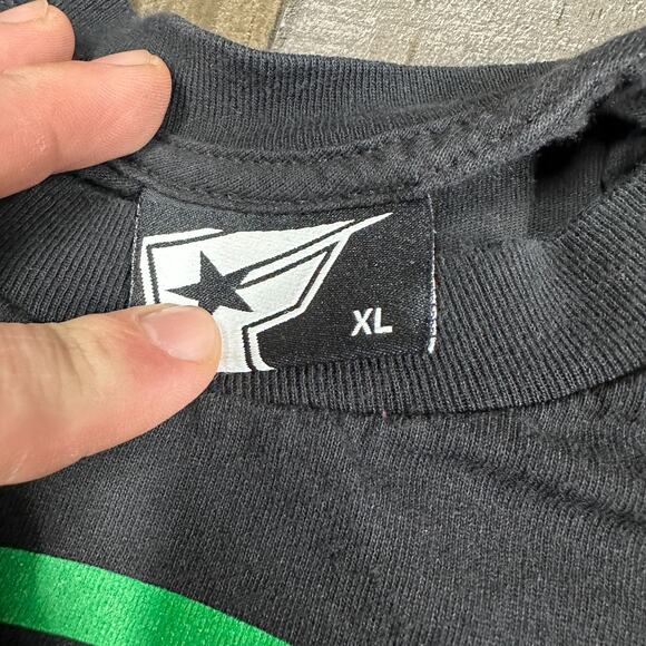 Y2K Famous Stars And Straps Shirt Men's Size XL Black Short Sleeve VTG - Picture 8 of 10